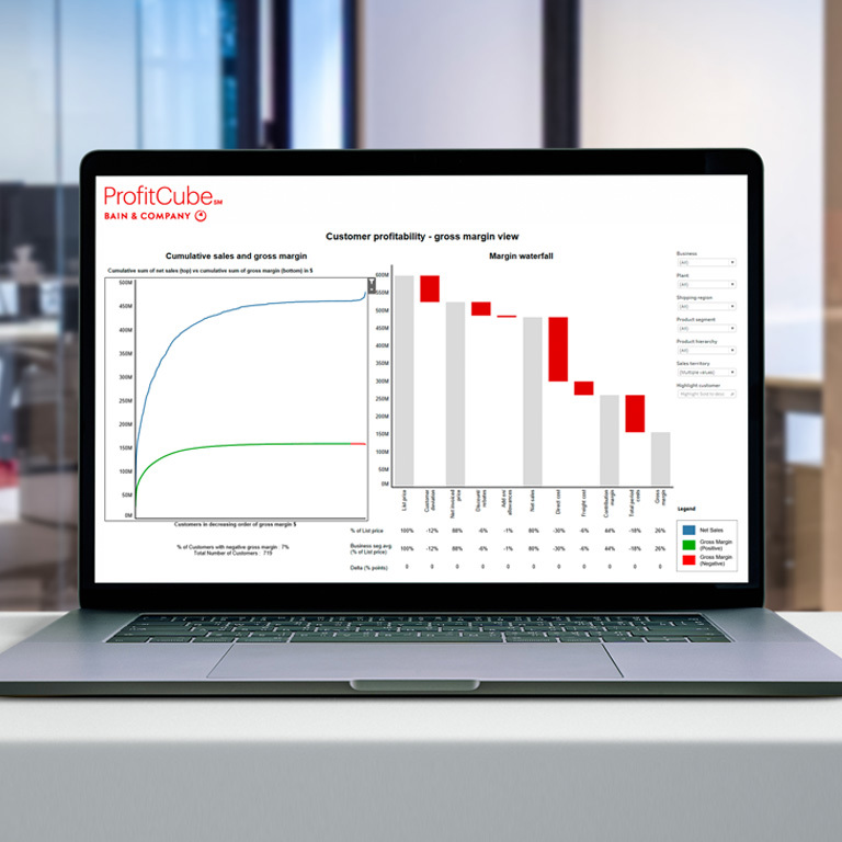 Bain ProfitCube header image